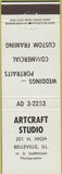 Matchbook Cover - Artcraft Photo Studio Belleville IL