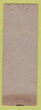 Matchbook Cover - Esso oil gas RT Cothran Norfolk VA TAPED