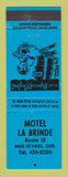 Matchbook Cover - Motel La Brinde Baie St Paul QC