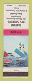 Matchbook Cover - Taverne Des Sportifs Valleyfield QC