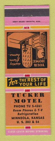 Matchbook Cover - Tucker Motel Minneola KS