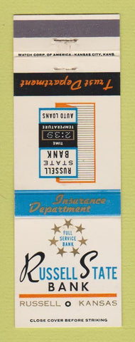 Matchbook Cover - Russell State Bank Russell KS
