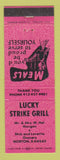 Matchbook Cover - Lucky Strike Grill Norton KS