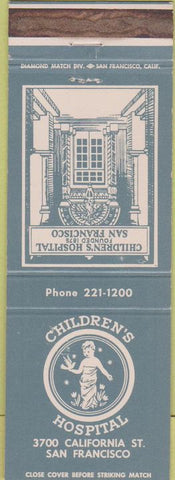 Matchbook Cover - Children's Hospital San Francisco CA