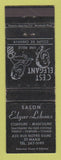 Matchbook Cover - Salon Edgar Lehoux St Marie QC WEAR