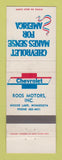 Matchbook Cover - Chevrolet Roos Moose Lake MN WEAR