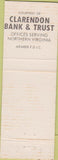 Matchbook Cover - Arlington VA Hospital Gift Shop blue