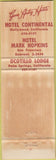 Matchbook Cover - Gene Autry Hotels Palm Springs CA