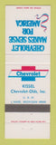 Matchbook Cover - Chevrolet Kissel Oldsmobile L'Anse MI
