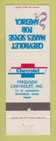 Matchbook Cover - Chevrolet Ferguson Groesbeck TX