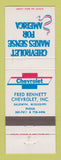 Matchbook Cover - Chevrolet Fred Bennett Baldwyn MS