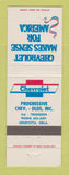 Matchbook Cover - Chevrolet Progressive Oldsmobile Henryetta OK