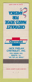 Matchbook Cover - Chevrolet Jack Phelan Berwyn IL