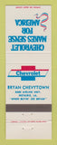 Matchbook Cover - Chevrolet Bryan Metairie LA