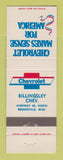 Matchbook Cover - Chevrolet Billingsley Booneville MS