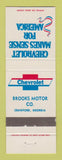 Matchbook Cover - Chevrolet Brooks Motors Crawford GA