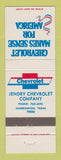 Matchbook Cover - Chevrolet Jendry Jourdanton TX