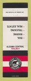 Matchbook Cover - Algoma Central Railroad WEAR