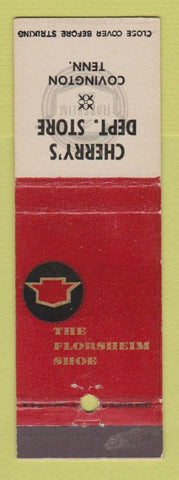 Matchbook Cover - Florsheim Shoes Cherry's Department Store Covington TN