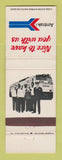 Matchbook Cover - Amtrak Railroad