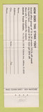 Matchbook Cover - Amtrak Railroad