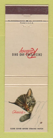 Matchbook Cover - Chesapeake and Ohio Railroad Chessie