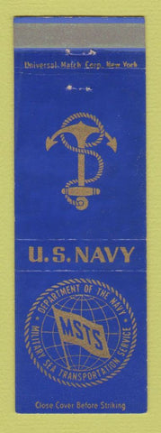 Matchbook Cover - US Navy Military Sea Transportation