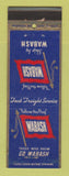 Matchbook Cover - Wabash Railroad WORN