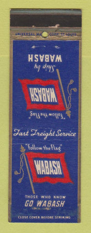Matchbook Cover - Wabash Railroad WORN