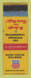 Matchbook Cover - Union Pacific Railroad  WEAR