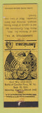 Matchbook Cover - Summersville WV Civil War WEAR Perkins Americana YELLOW