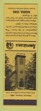 Matchbook Cover - Little Brown Church Nashua IA Perkins Americana YELLOW