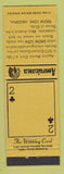 Matchbook Cover - Show Low AZ Perkins Americana YELLOW