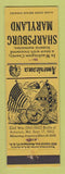 Matchbook Cover - Sharpsburg MD Civil War WEAR Perkins Americana YELLOW