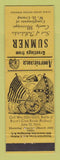 Matchbook Cover - Sumner MS Civil War Perkins Americana YELLOW