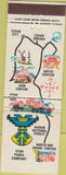 Matchbook Cover - Grand Canyon Tours UPRR Cedar City UT