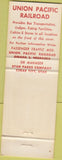 Matchbook Cover - Grand Canyon Tours UPRR Cedar City UT
