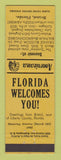 Matchbook Cover - Bristol FL Perkins Americana YELLOW