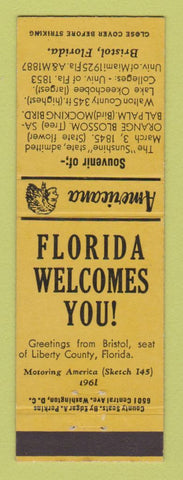 Matchbook Cover - Bristol FL Perkins Americana YELLOW