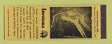 Matchbook Cover - Horshoe Curve Gallitzin PA Perkins Americana YELLOW
