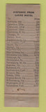 Matchbook Cover - Lucas Motel Gore VA WEAR Perkins Americana YELLOW