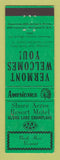 Matchbook Cover - Shore Acres Resort Motel North Hero VT Perkins Americana GREEN