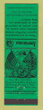 Matchbook Cover - Gettysburg PA Civil War Perkins Americana GREEN