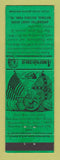 Matchbook Cover Appomattox Court House VA Civil War WEAR Perkins Americana GREEN