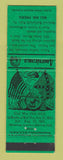 Matchbook Cover - Bull Run VA Civil War Perkins Americana GREEN