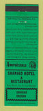 Matchbook Cover - Shaniko Hotel Restaurant OR  Perkins Americana GREEN
