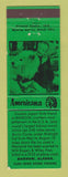 Matchbook Cover - Barrow AK Puppy Perkins Americana GREEN