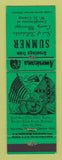 Matchbook Cover - Sumner MS Civil War WEAR Perkins Americana GREEN