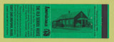 Matchbook Cover - Old School House East Chelmsford MA Perkins Americana GREEN