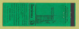Matchbook Cover - Ambassador Bridge Detroit MI RMS Perkins Americana GREEN